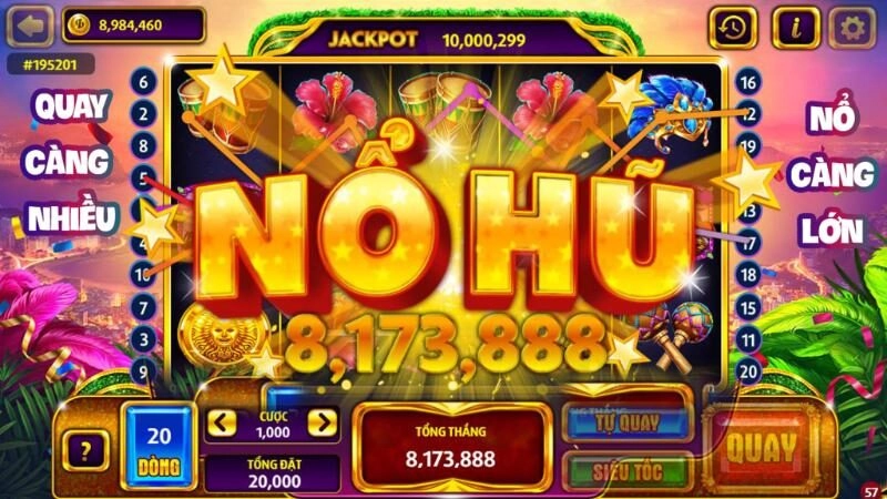 Nổ Hũ Jun88 – Cơ Hội Thắng Lớn Với Jackpot Khủng